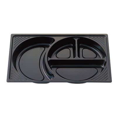 北原産業 弁当容器 中仕切90-60 M-1黒 300枚(50枚×6) CB-905G 1ケース(300枚入(50枚×6袋))（直送品）