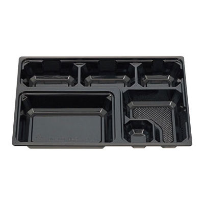 北原産業 弁当容器 中仕切90-60 H-2黒 300枚(50枚×6) CB-905N 1ケース(300枚入(50枚×6袋))（直送品）