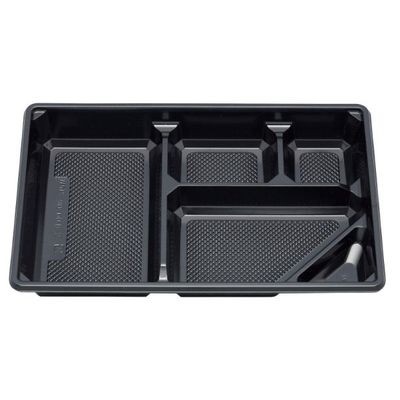 北原産業 弁当容器 中仕切90-60 B-2黒 300枚(50枚×6) CB-9087 1ケース(300枚入(50枚×6袋))（直送品）