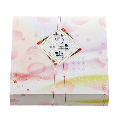 北原産業 弁当容器 唯結 ワンピース紙ボックス本体 400枚(50枚×8) CE-6587 1ケース(400枚入(50枚×8袋))（直送品）