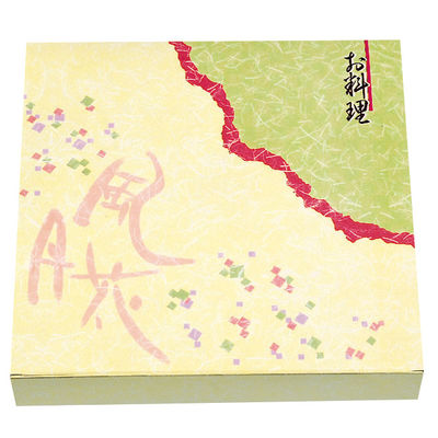 北原産業 弁当容器 風月花 ワンピース紙ボックス本体 300枚(50枚×6) CE-7086 1ケース(300枚入(50枚×6袋))（直送品）