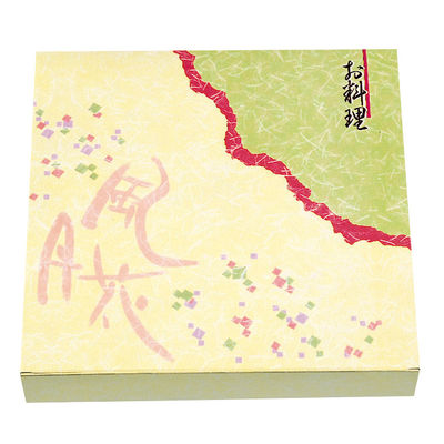 北原産業 弁当容器 風月花 ワンピース紙ボックス本体 300枚(50枚×6) CE-8113 1ケース(300枚入(50枚×6袋))（直送品）