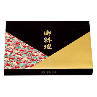 北原産業 弁当容器 若松 セパレート紙ボックス本体 300枚(50枚×6) CE-9068 1ケース(300枚入(50枚×6袋))（直送品）