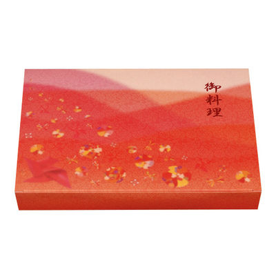 北原産業 弁当容器 花霧 ワンピース紙ボックス本体 300枚(50枚×6) CE-9088 1ケース(300枚入(50枚×6袋))（直送品）