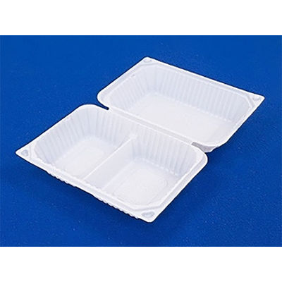 北原産業 弁当容器 EPM-10白 400枚(25枚×16) EPM-0001 1ケース(400枚入(25枚×16袋))（直送品）