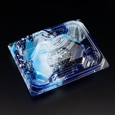刺身容器　バイオ 流派 盛15-12B 海洋青　1200枚(50枚×24) FAPK042　リスパック（直送品）