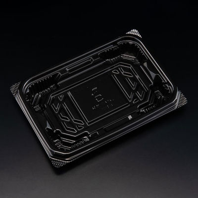 刺身容器　バイオ 流派 平17-12B 黒　1200枚(50枚×24) FAPK091　リスパック（直送品）