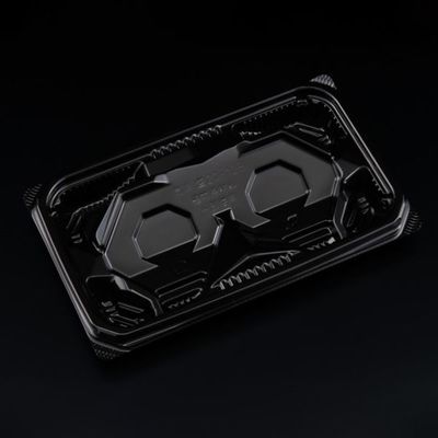 刺身容器　バイオ 流派 盛20-12B 黒　1000枚(50枚×20) FAPK251　リスパック（直送品）