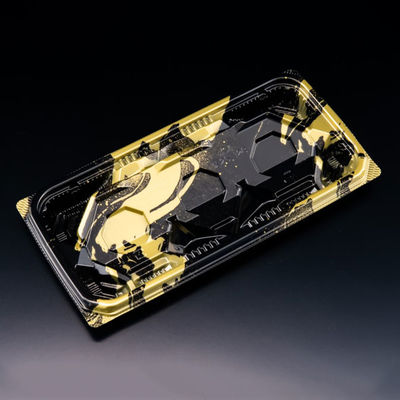 刺身容器　バイオ 流派 盛25-12B いとど金　800枚(50枚×16) FAPK393　リスパック（直送品）