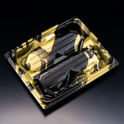 刺身容器　バイオ 流派 深20-17B いとど金　600枚(50枚×12) FAPK553　リスパック（直送品）