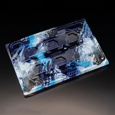 刺身容器　バイオ 流派 盛25-17B 海洋青　400枚(50枚×8) FAPK672　リスパック（直送品）