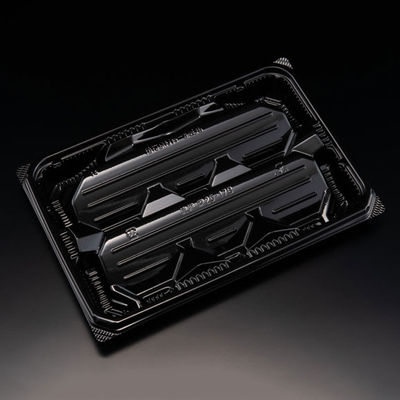 刺身容器　バイオ 流派 深25-17B 黒　400枚(50枚×8) FAPK691　リスパック（直送品）