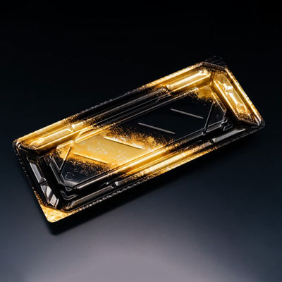 寿司容器　バイオPS 美枠寿司 1-5B しょうえい金　800枚(50枚×16) FAPR102　リスパック（直送品）