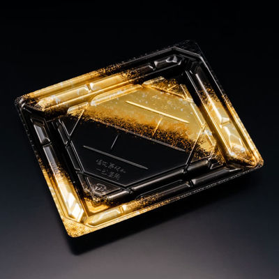 寿司容器　バイオPS 美枠寿司 2-3B しょうえい金　800枚(50枚×16) FAPR252　リスパック（直送品）