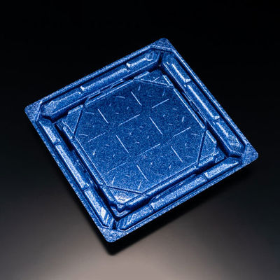 寿司容器　バイオPS 美枠寿司 3-3B ステラブルー　600枚(50枚×12) FAPR435　リスパック（直送品）