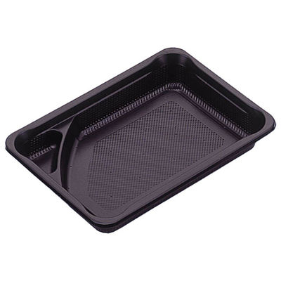 北原産業 弁当容器 KF-30B黒 本体 600枚(25枚×24) KLF3350 1ケース(600枚入(25枚×24袋))（直送品）