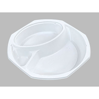 北原産業 弁当容器 KF-53白 本体 600枚(25枚×24) KLF5037 1ケース(600枚入(25枚×24袋))（直送品）