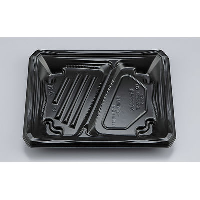 弁当容器　CBFつむぎ8S-3 黒本体　600枚(50枚×12) OA00208530525　シーピー化成（直送品）