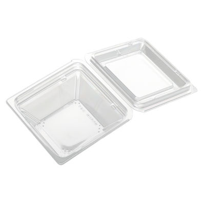 サラダ容器　バイオカップ プリズムシェル 13-43　300枚(50枚×6) PABM011　リスパック（直送品）