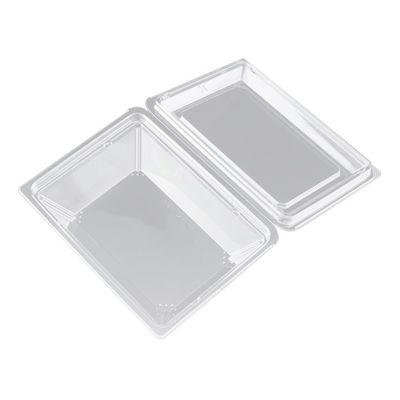 サラダ・フルーツ容器　バイオカップ プリズムシェル NK40-45　200枚(50枚×4) PABM071　リスパック（直送品）