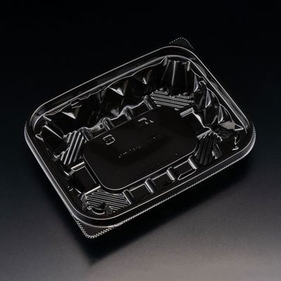 サラダ容器　バイオ アソートケース 16-13B(33) 黒　900枚(50枚×18) PBPU292　リスパック（直送品）