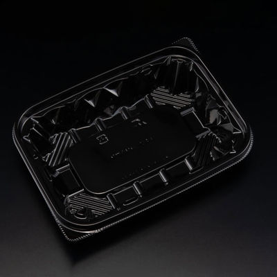 サラダ容器　バイオ アソートケース 18-13B(33) 黒　900枚(50枚×18) PBPU382　リスパック（直送品）