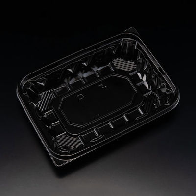 サラダ容器　バイオ アソートケース 20-14B(33) 黒　800枚(50枚×16) PBPU662　リスパック（直送品）