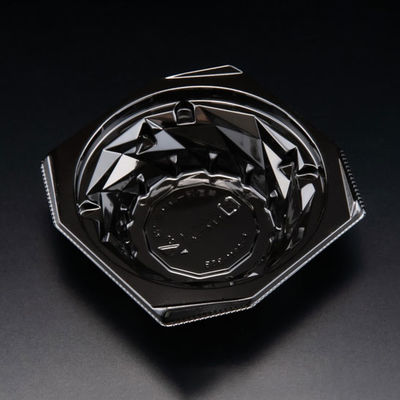 惣菜容器　バイオ キラカク 11-35B 黒　1600枚(50枚×32) PBPV032　リスパック（直送品）