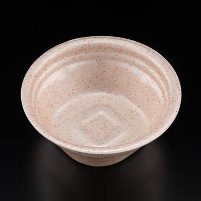 惣菜・スープ容器　ホット ほっこり 145-50B 石目茶　600枚(50枚×12) RLFS155　リスパック（直送品）