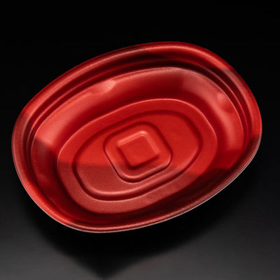 惣菜・スープ容器　ホット ほっこり 20-16B ソワレレッド　400枚(50枚×8) RLFS604　リスパック（直送品）