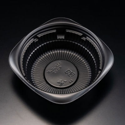 麺セット容器　バイオ 楽麺コンボ 中カップ 黒　1200枚(50枚×24) RRAI450　リスパック（直送品）