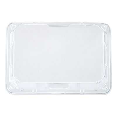 タカギ産業 弁当容器 アジロ弁当小 透明盛蓋 600枚(50枚×12) 2005603 1ケース(600枚入(50枚×12袋))（直送品）