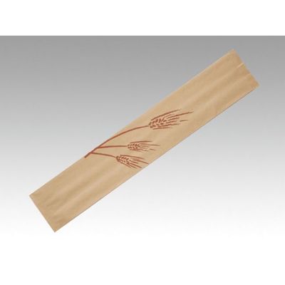 バケット袋 フランスパン紙袋麦の穂(茶)No.71(中) 大阪ポリエチレン 1000枚(50枚×20) 3828（直送品）