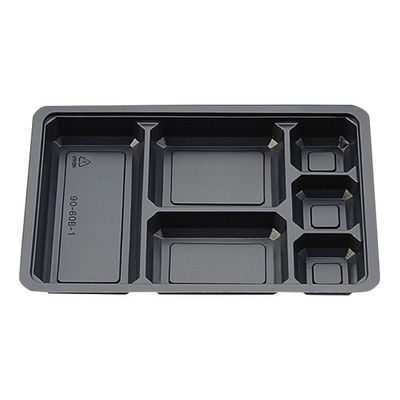 北原産業 弁当容器 中仕切90-60 B-1黒カルプ 300枚(50枚×6) CB-9058 1ケース(300枚入(50枚×6袋))（直送品）