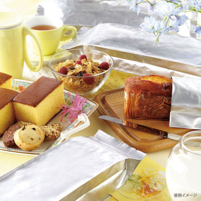 明和産商 合掌袋 アルミガゼット袋 QSAL-110200G40 1200枚(100枚×12) 1ケース(1200枚入(100枚×12袋))（直送品）