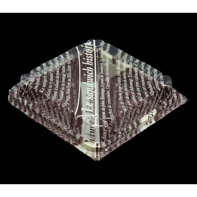 デンカポリマー サンドイッチ用フードパック OPSW12-12(40) フランス文字　1000枚(50枚×20) 00537740（直送品）