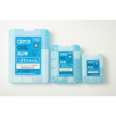 保冷剤 キャッチクールブロー L ブルー(温度帯：-21℃)　10枚 00583641　トライ・カンパニー（直送品）