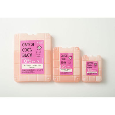 保冷剤 キャッチクールブロー S ピンク(温度帯：0℃)　40枚 00698485　トライ・カンパニー（直送品）