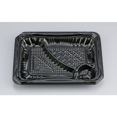 弁当容器　CZラプレ7-1 BS黒本体　600枚(50枚×12) 0124807010525　シーピー化成（直送品）