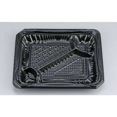 弁当容器　CZラプレ8-1 BS黒本体　400枚(50枚×8) 0124808010525　シーピー化成（直送品）