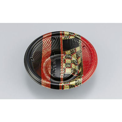 どんぶり容器　BF丸丼16L　越後赤本体　900枚(50枚×18) 0145216043735　シーピー化成（直送品）