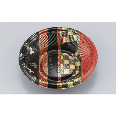 どんぶり容器　BF丸丼18L　越後赤B本体　900枚(50枚×18) 014521804A175　シーピー化成（直送品）