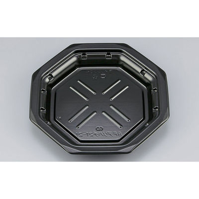 惣菜容器 BFデリハチ21-21 黒本体　400枚(50枚×8) 0774212100525　シーピー化成（直送品）