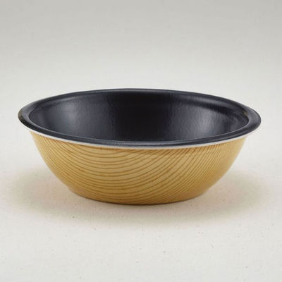 青葉紙業 どんぶり容器 SD-180 本体 耐熱もくめ内黒 450枚(50枚×9) 205031 1ケース(450枚入(50枚×9袋))（直送品）