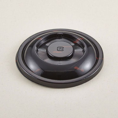 青葉紙業 どんぶり容器 D-1 蓋 うるし 500枚(50枚×10) 205153 1ケース(500枚入(50枚×10袋))（直送品）