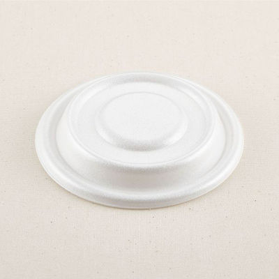 青葉紙業 どんぶり容器 D-5 蓋 白(1600) 1600枚(100枚×16) 205902 1ケース(1600枚入(100枚×16袋))（直送品）