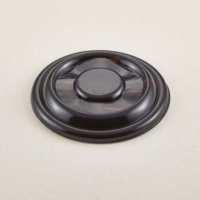 青葉紙業 どんぶり容器 D-5 うるし 共蓋 800枚(50枚×16) 205923 1ケース(800枚入(50枚×16袋))（直送品）