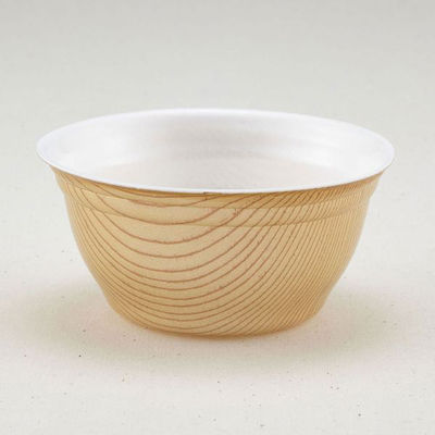 青葉紙業 どんぶり容器 D-6 本体 もくめレンジ 1000枚(50枚×20) 206025 1ケース(1000枚入(50枚×20袋))（直送品）