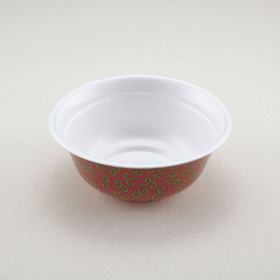 青葉紙業 麺容器 ラーメン 特中(本体)赤からくさ 450枚(50枚×9) 221553 1ケース(450枚入(50枚×9袋))（直送品）