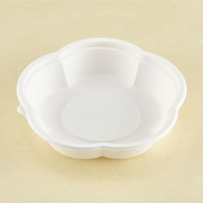 青葉紙業 惣菜容器 フラワー 120 本体 白 1600枚(50枚×32) 230011 1ケース(1600枚入(50枚×32袋))（直送品）